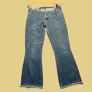 Y2K Low rise flare jeans